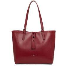 Lancaster Lucertola Tote Bag 433-08 Carmine Leather