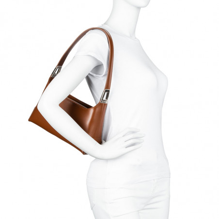 Lancaster Suave Ace Handbag 433-20 Camel