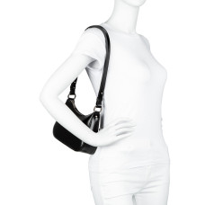 Lancaster Suave Ace Baguette Trotteur Bag 433-22 Black