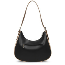 Lancaster Constance Bag Satchel 437-10 Black Nude Mink