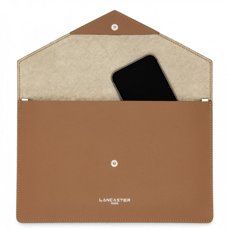 Lancaster Pur Element Pouch Bag 222-20 Camel In Or Pale