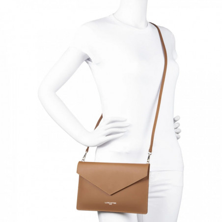 Lancaster Pur Element Pouch Bag 222-20 Camel In Or Pale