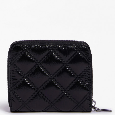 Guess Cessily Compact Pouch Quilted Black