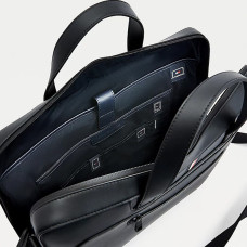 Tommy Hilfiger Downtown Sac Ordinateur Black ouvert