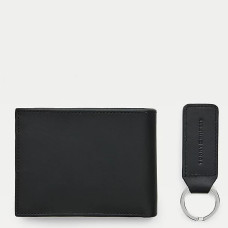 Tommy Hilfiger Downtown Wallet and Key Holder Set for Men in Black ...