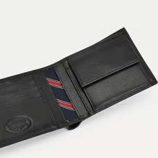 Tommy Hilfiger Downtown Wallet and Key Holder Set for Men in Black ...