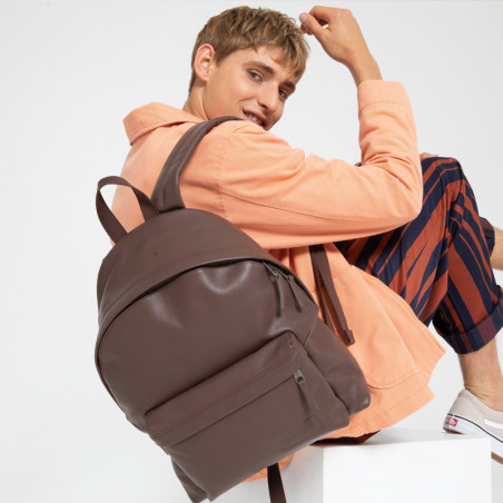 Eastpak Padded Leather Pak'R Backpack Leather j51 Brown