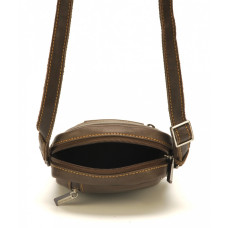 Arthur & Aston Johany Small Shoulder Pouch Chestnut