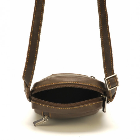 Arthur & Aston Johany Small Shoulder Pouch Chestnut