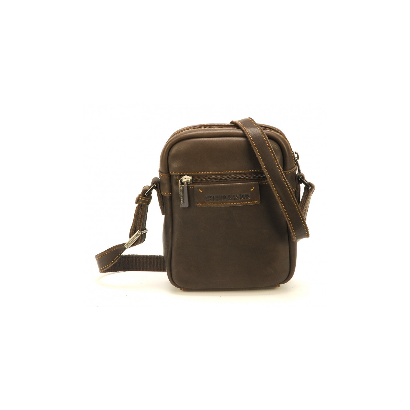 Arthur & Aston Johany Small Shoulder Pouch Chestnut