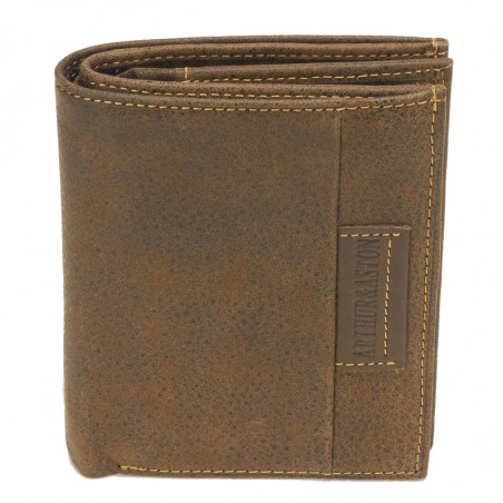 Arthur & Aston Marco Men's Leather Wallet in Chestnut