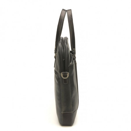 Arthur & Aston Marco Document Holder Black Leather