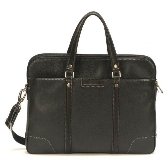 Arthur & Aston Marco Document Holder Black Leather