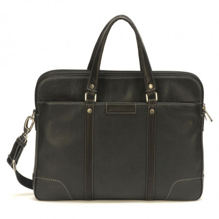 Arthur & Aston Marco Document Holder Black Leather