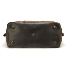 Arthur & Aston Marco Soft Leather Travel Bag Chestnut