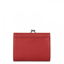 Lancaster Foulonné Coin Purse Ball Clasp Leather 170-31 Red