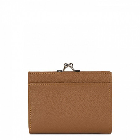 Lancaster Foulonné Coin Purse Leather Ball Clasp 170-31 Camel