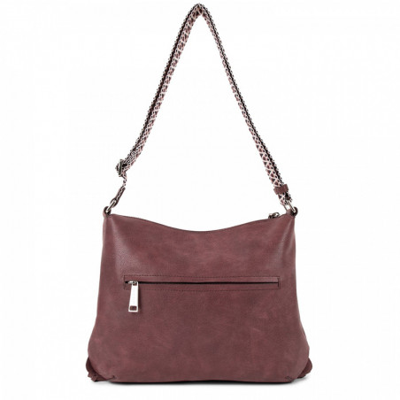 Lancaster Santa Fé Backpack Fringe 530-17 Bordeaux