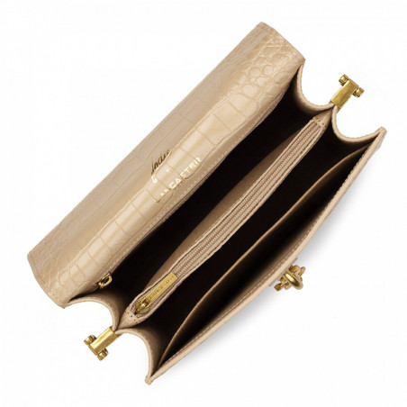 Lancaster Jodie Trotter Bag Made in France 422-28 Beige Gold