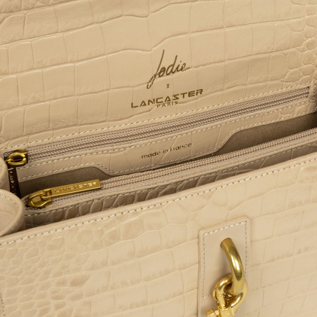 Lancaster Jodie Trotter Bag Made in France 422-28 Beige Gold