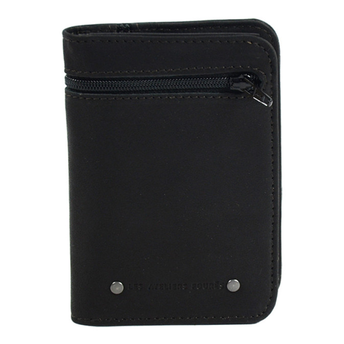 Fourès Workshops Baroudeur European Wallet F9234 Black