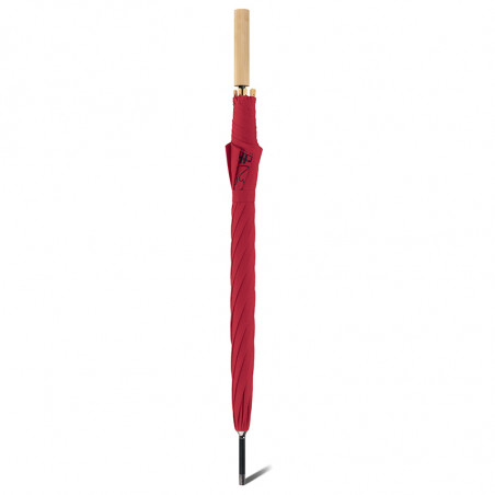 Happy Rain Earth Long Automatic Ac Chili Red Umbrella