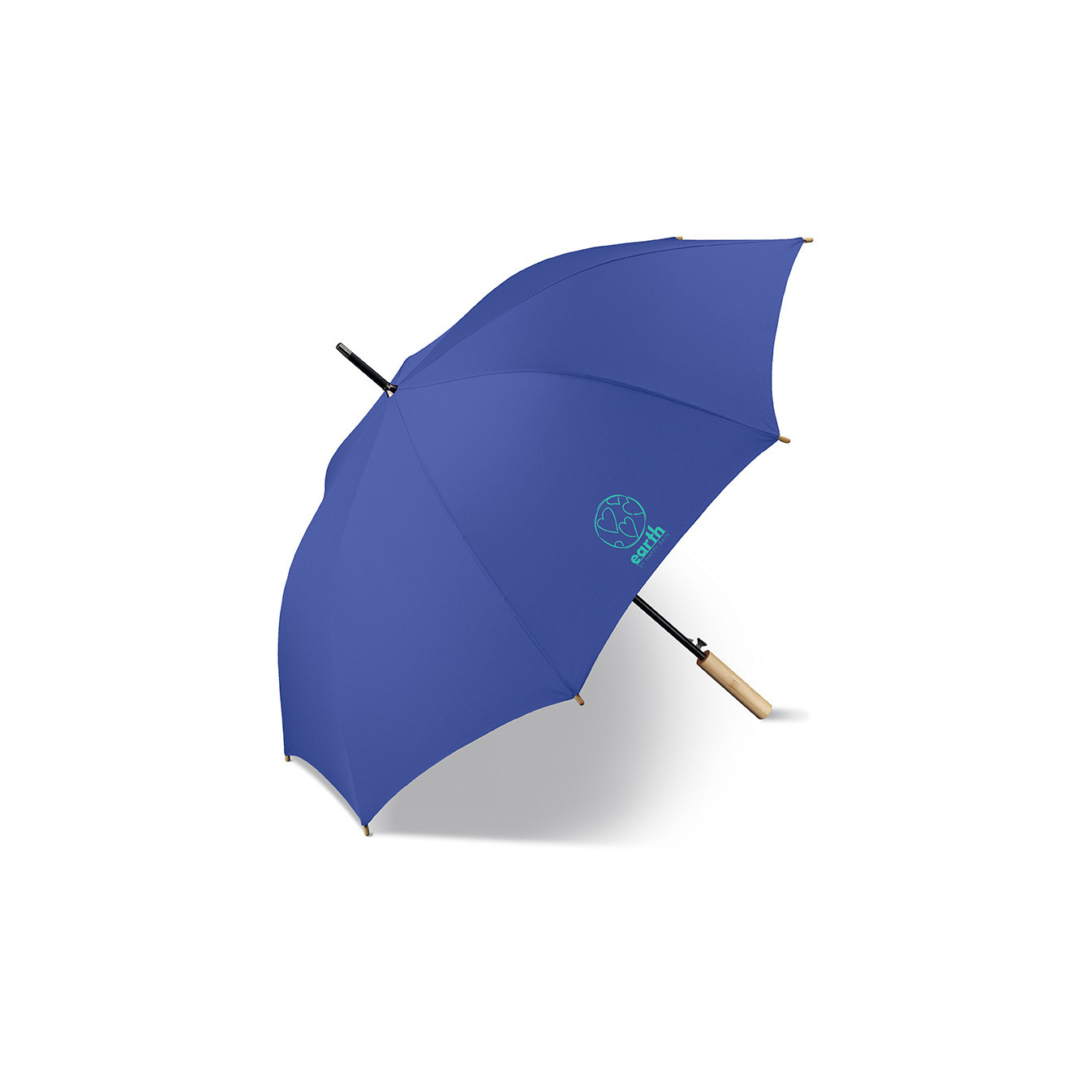 Happy Rain Earth Long Automatic Ac Umbrella Blue Quartz