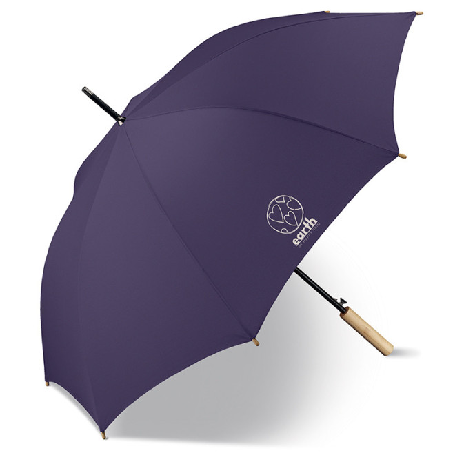 Happy Rain Earth Long Automatic Mulberry Purple Umbrella