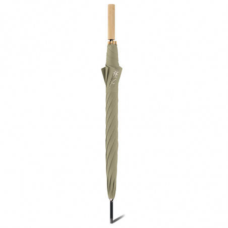 Happy Rain Earth Long Automatic Umbrella Olive Gray