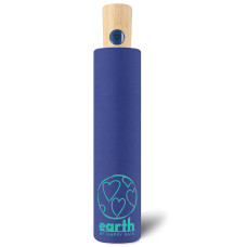 Happy Rain Earth Folding Mini Auto Blue Quartz Umbrella