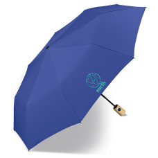 Happy Rain Earth Parapluie Pliant Mini Ac Automatique Blue Quartz