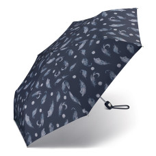 Pierre Cardin Folding Umbrella Easymatic Slimline La Plume Allover