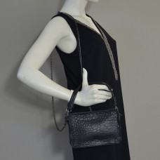 Biba Logan Trolley Bag and Pouch LOG2L Negro