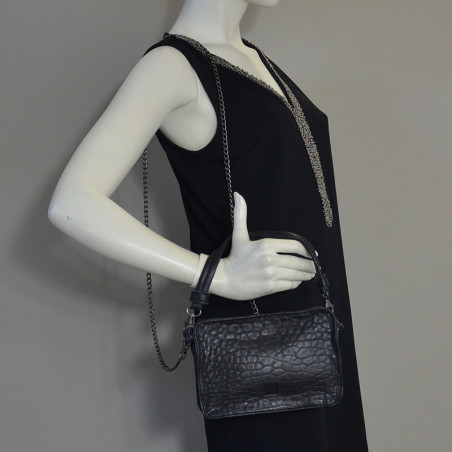 Biba Logan Trolley Bag and Pouch LOG2L Negro