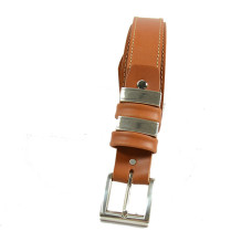 Faune Multi-Passant Natural Leather Belt