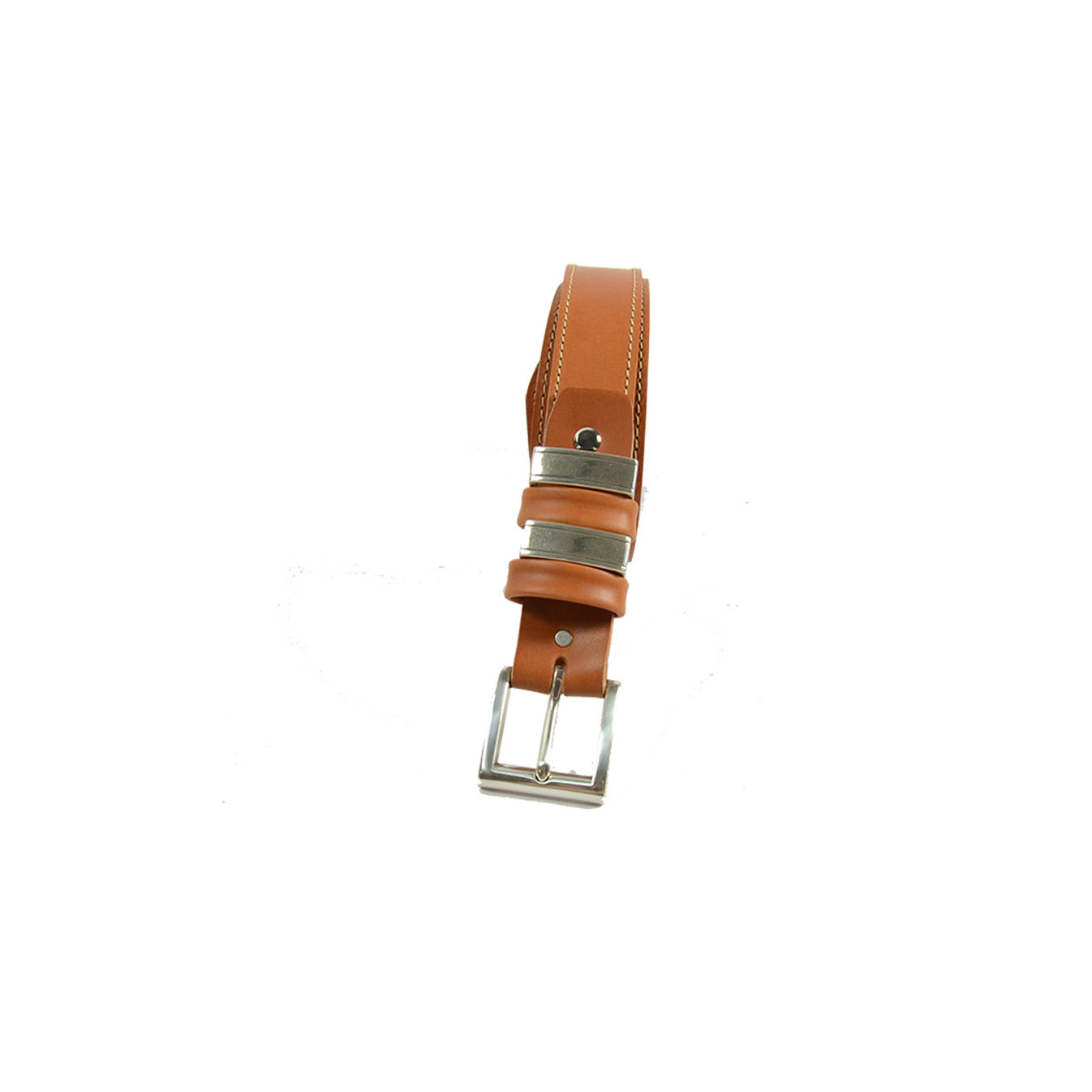Faune Multi-Passant Natural Leather Belt