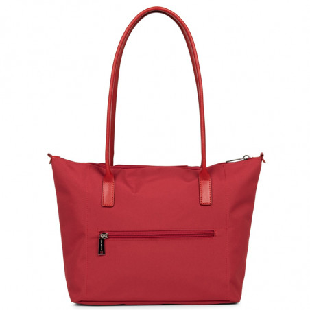 Lancaster Smart Kba Tote Shoulder Bag 516-30 Red
