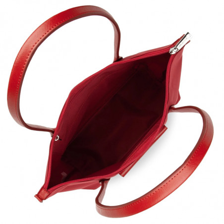 Lancaster Smart Kba Tote Shoulder Bag 516-30 Red