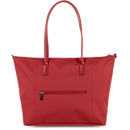 Lancaster Smart Kba Grand Sac Cabas Porté Épaule 516-31 Red