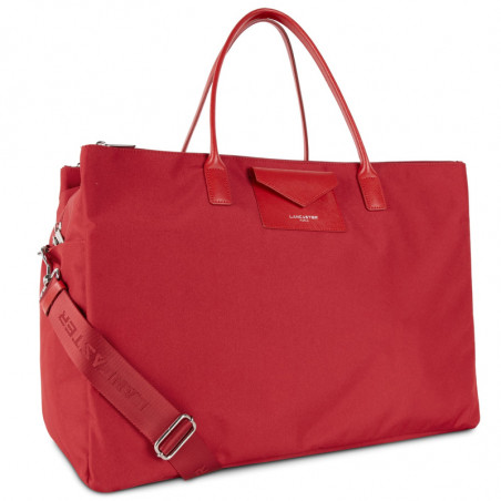 Lancaster Smart Kba Sac De Voyage 516-33 Rouge coté