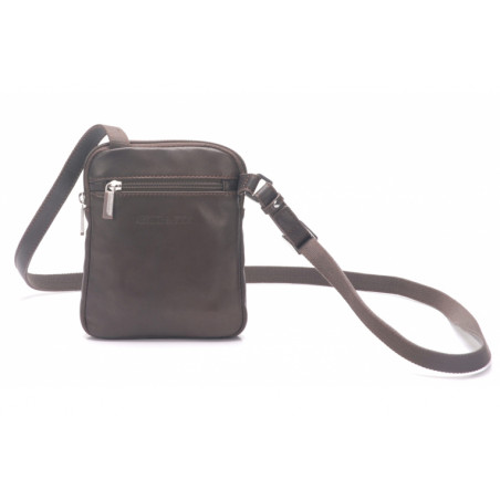 Arthur & Aston Chic & Casual Crossbody Bag for Men 1589-07 Chestnut