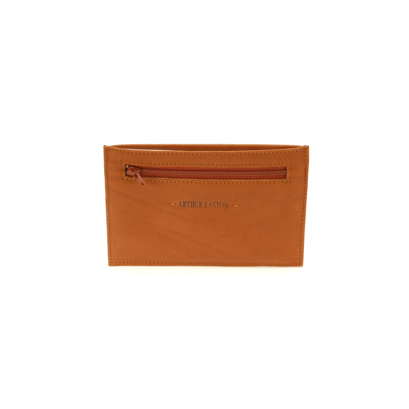 Arthur & Aston Johany Leather Document Holder Cognac