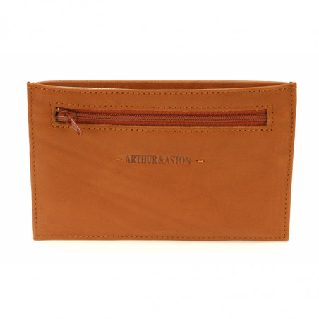 Arthur & Aston Johany Leather Document Holder Cognac
