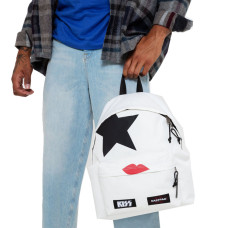 Eastpak Padded Pak'r Rock Ser Backpack Q84 Kiss White