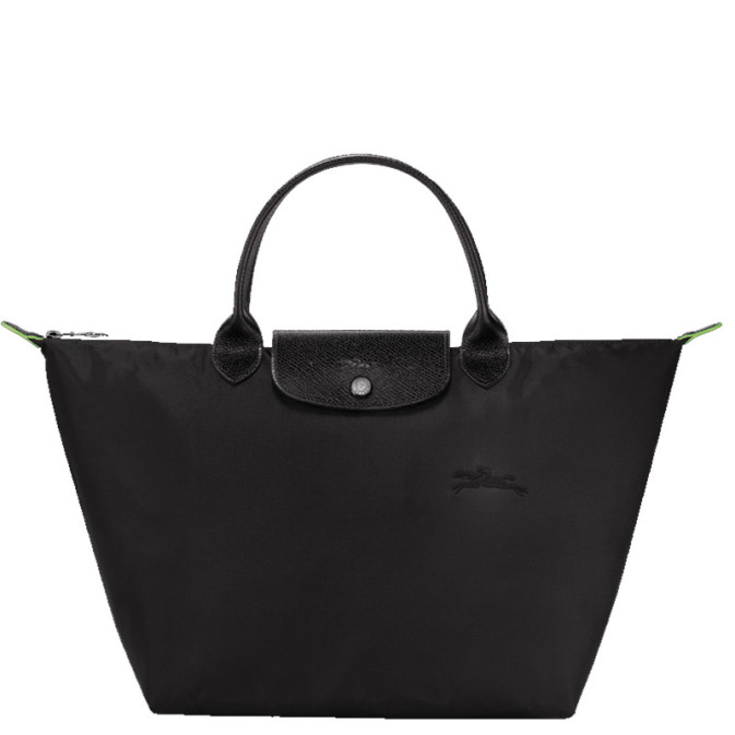 Longchamp Le Pliage Green Handbag M Black