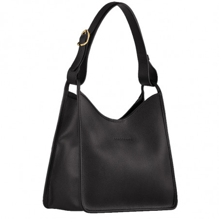 Longchamp Le Foulonné Shoulder Bag Black