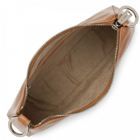 Lancaster Exotic Lizard & Croc Small Tote Bag 426-90 Camel Lizard