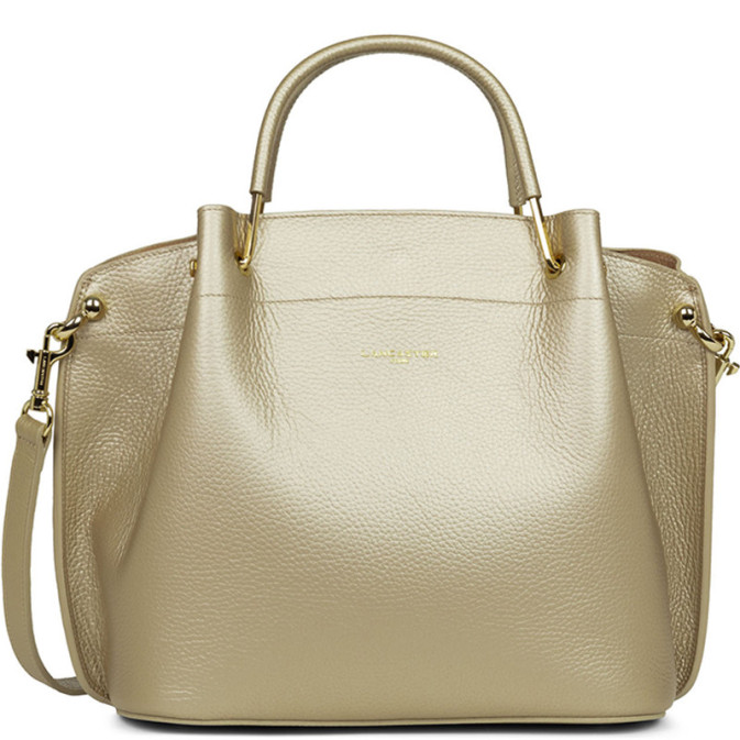 Lancaster Foulonne Double Large Handbag Louisa 470-19 Pale Gold