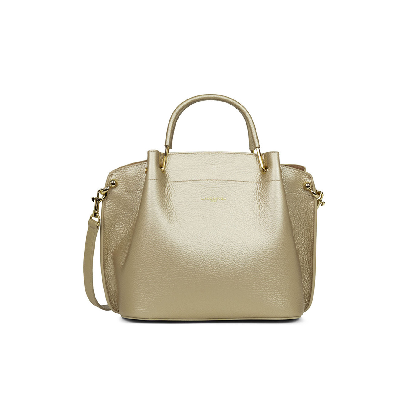 Lancaster Foulonne Double Large Handbag Louisa 470-19 Pale Gold