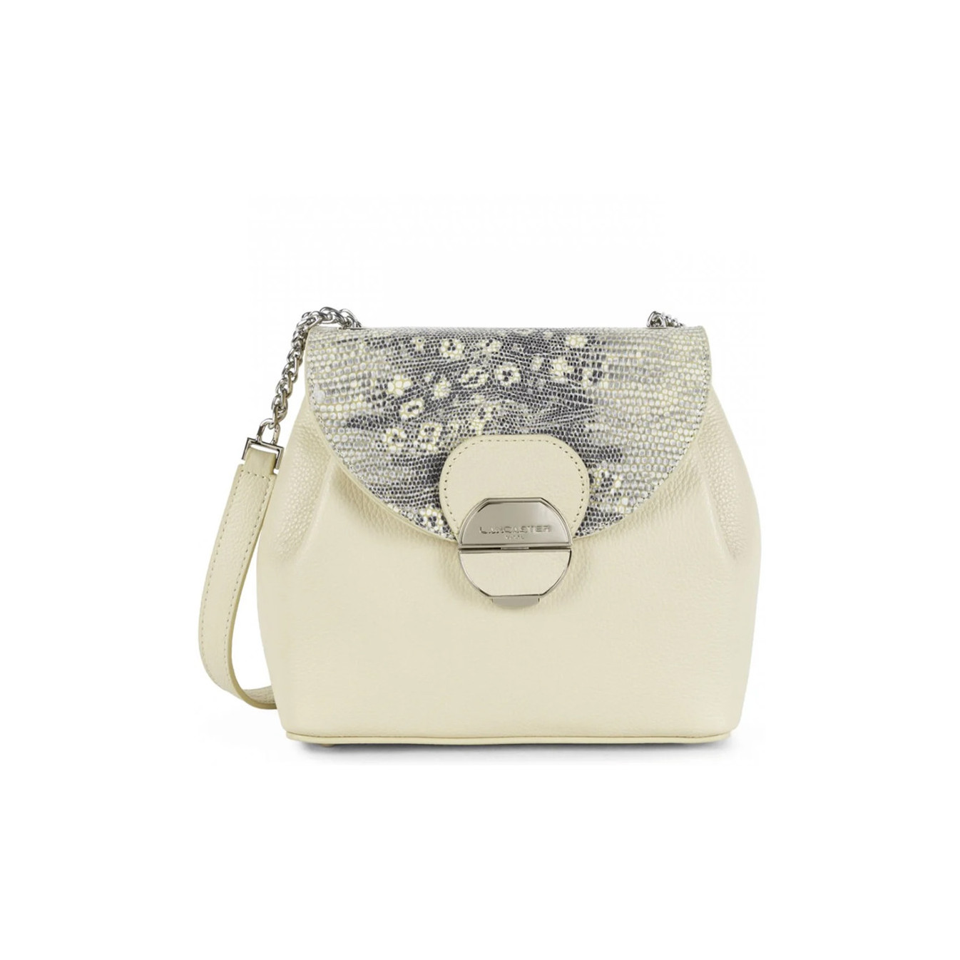 Lancaster Foulonne Pia Trotteur Bag 547-61 Beige Iguana